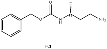 (R)-3-Cbz-amino-butylamine hydrochloride Struktur