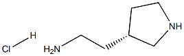 (R)-2-(pyrrolidin-3-yl)ethanamine hydrochloride Struktur