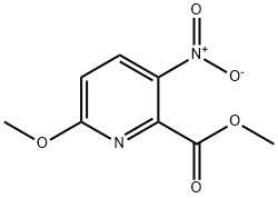 Methyl 6-methoxy-3-nitropicolinate Struktur