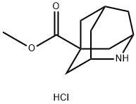 Methyl 2-azaadamantane-5-carboxylate hydrochloride Struktur