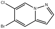 5-Bromo-6-chloropyrazolo[1,5-a]pyridine Struktur