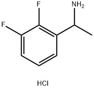 1-(2,3-DIFLUOROPHENYL)ETHAN-1-AMINE HYDROCHLORIDE Struktur