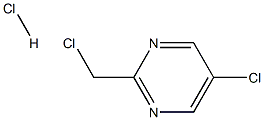 5-Chloro-2-(chloromethyl)pyrimidine hydrochloride Struktur