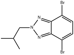 4,7-dibromo-2-isobutyl-2H-benzo[d][1,2,3]triazole Struktur