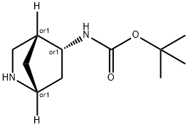 Tert-Butyl (1S,4S,5S)-2-Azabicyclo[2.2.1]Heptan-5-Ylcarbamate Struktur