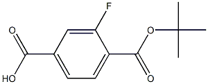 4-(tert-Butoxycarbonyl)-3-fluorobenzoic acid Struktur