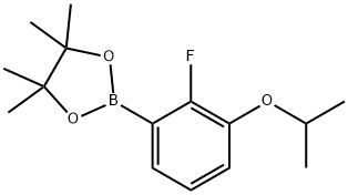 2-Fluoro-3-isopropoxyphenylboronic acid pinacol ester Struktur