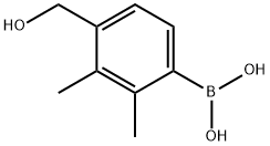 2,3-Dimethyl-4-hydroxymethylphenylboronic acid Struktur