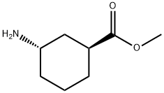 methyl (1S,3S)-3-aminocyclohexane-1-carboxylate Struktur