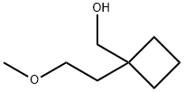 1-(2-Methoxyethyl)cyclobutanemethanol Struktur