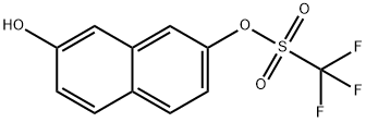 7-hydroxy-2-naphthalenyl trifluoromethanesulfonate Struktur