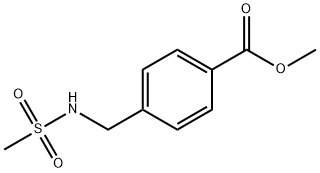 methyl 4-(methylsulfonamidomethyl)benzoate Struktur