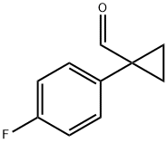 1-(4-fluorophenyl)cyclopropanecarbaldehyde Struktur