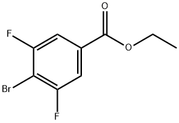 ethyl 4-bromo-3,5-difluorobenzoate Struktur