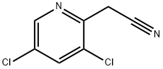 (3,5-Dichloro-pyridin-2-yl)-acetonitrile Struktur