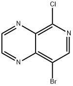 8-bromo-5-chloropyrido[3,4-b]pyrazine Struktur