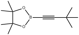 2-(3,3-Dimethyl-1-butyn-1-yl)-4,4,5,5-tetramethyl-1,3,2-dioxaborolane Struktur