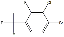 4-Bromo-3-chloro-2-fluorobenzotrifluoride Struktur