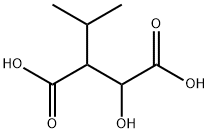 2-Hydroxy-3-isopropylsuccinic acid Struktur