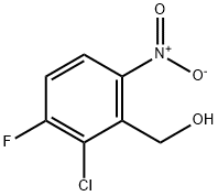 (2-Chloro-3-fluoro-6-nitro-phenyl)-methanol Struktur