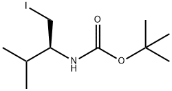 (S)-1-Iodo-2-(Boc-amino)-3-methylbutane Struktur