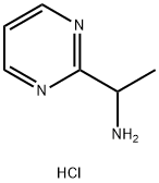 2-Pyrimidinemethanamine, α-methyl-, hydrochloride (1:1) Struktur