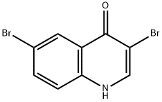 3,6-Dibromo-1H-quinolin-4-one Struktur