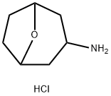 8-Oxabicyclo[3.2.1]octan-3-amine hydrochloride Struktur