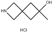 6-methyl-2-azaspiro[3.3]heptan-6-ol hydrochloride Struktur