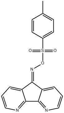 4,5-Diazafluorene-9-one O-(p-Toluenesulfonyl)oxime Struktur