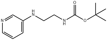 tert-butyl (2-(pyridin-3-ylamino)ethyl)carbamate Struktur