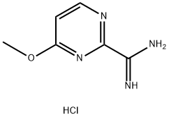 4-Methoxypyrimidine-2-carboximidamide hydrochloride Struktur