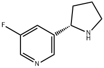 5-((2S)PYRROLIDIN-2-YL)-3-FLUOROPYRIDINE Struktur