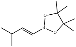 4,4,5,5-tetramethyl-2-(3-methylbut-1-enyl)-1,3,2-dioxaborolane Struktur