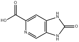 2-oxo-1H,2H,3H-imidazo[4,5-c]pyridine-6-carboxylic acid Struktur