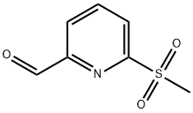 6-(Methylsulfonyl)picolinaldehyde Struktur