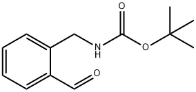 tert-Butyl 2-formylbenzylcarbamate Struktur