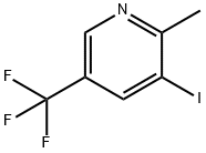 3-Iodo-2-methyl-5-(trifluoromethyl)pyridine Struktur