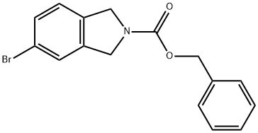 5-Bromo-1,3-dihydro-isoindole-2-carboxylic acid benzyl ester Struktur