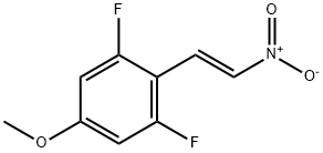 (E)-1,3-difluoro-5-methoxy-2-(2-nitrovinyl)benzene Struktur