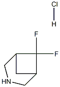 6,6-difluoro-3-azabicyclo[3.1.1]heptane hydrochloride Struktur