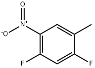 2,4-Difluoro-5-nitrotoluene Struktur