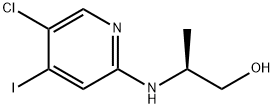 (S)-2-((5-Chloro-4-iodopyridin-2-yl)amino)propan-1-ol Struktur