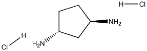 trans-Cyclopentane-1,3-diamine dihydrochloride Struktur