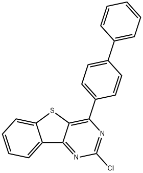 4-([1,1'-biphenyl]-4-yl)-2-chlorobenzo[4,5]thieno[3,2-d]pyrimidine Struktur