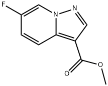 Methyl 6-fluoropyrazolo[1,5-a]pyridine-3-carboxylate Struktur