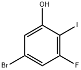 5-Bromo-3-fluoro-2-iodophenol Struktur