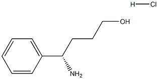 (S)-4-Amino-4-phenylbutan-1-ol hydrochloride Struktur