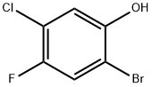 2-bromo-5-chloro-4-fluorophenol Struktur