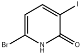 6-Bromo-2-hydroxy-3-iodopyridine Struktur